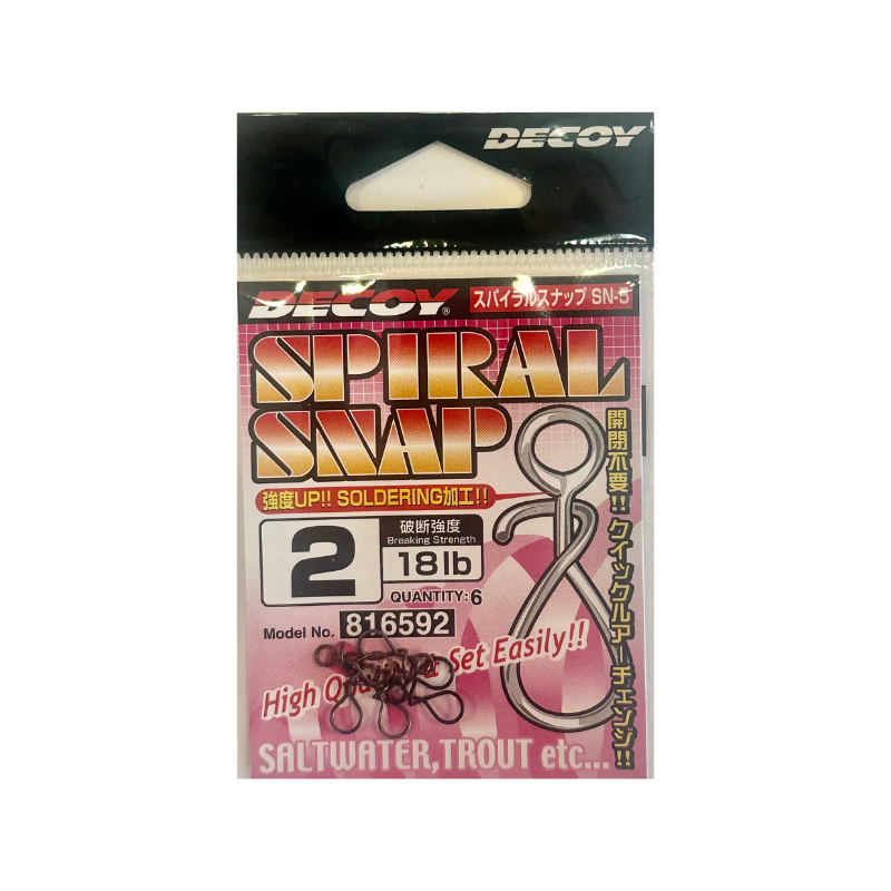 Sachet Agrafe Decoy Spiral Snap