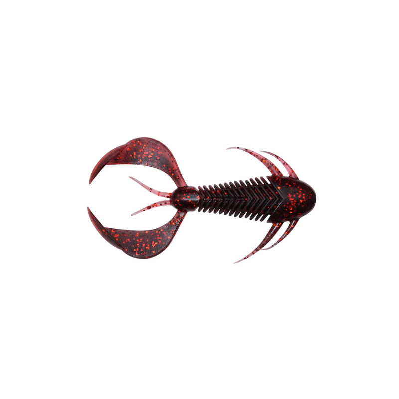 Megabass Rock Hog 2.5" Black Back Clear Red