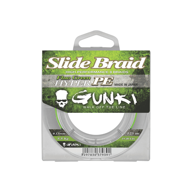Gunki Slide Braid 125 Fluo Green